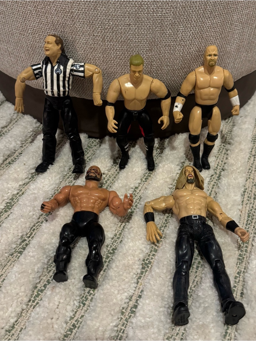 Vintage Wrestling Action Figure Lot of 5 WWF / WWE Attitude Era Jakks Pacific
